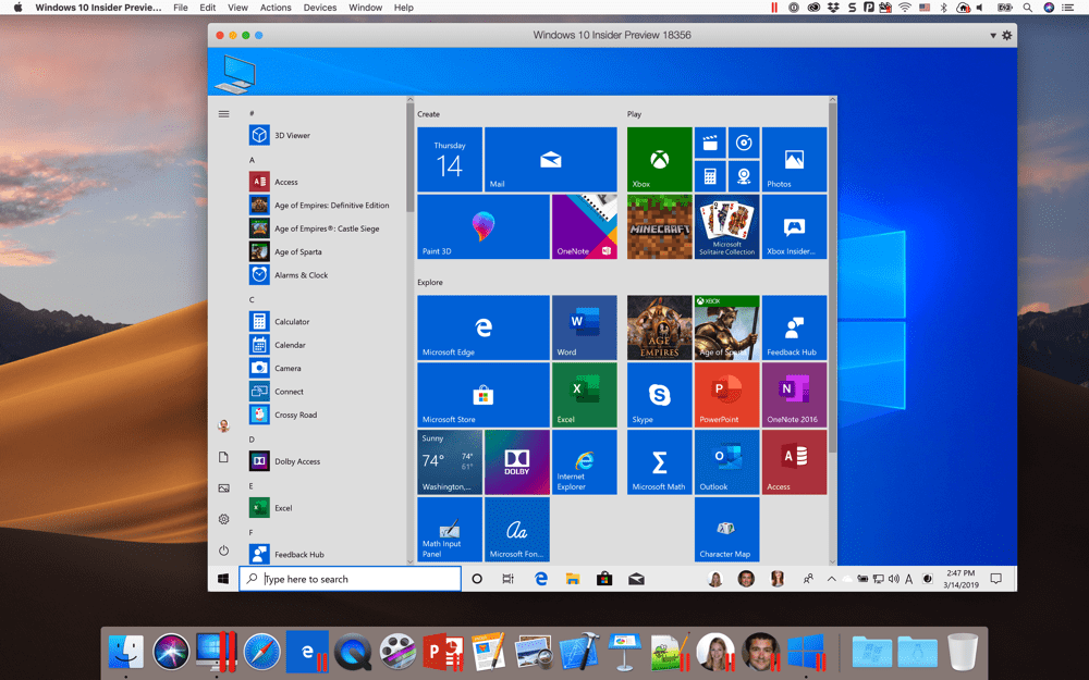 parallels for mac upgrade to windows 10 pro